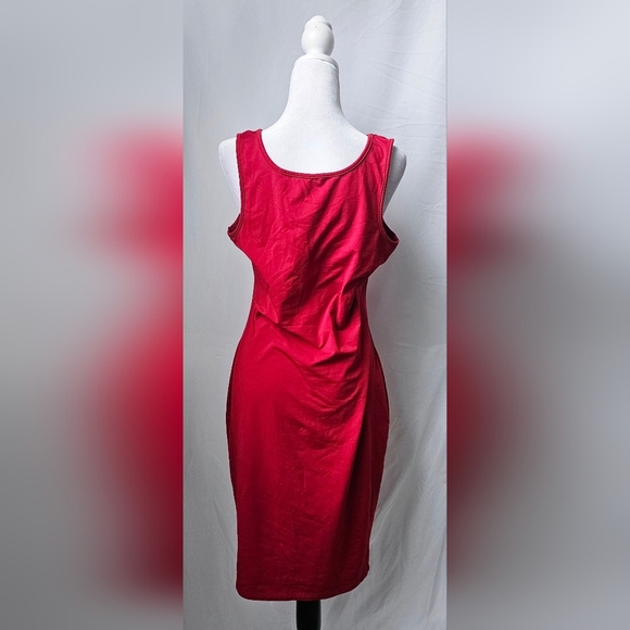 2XL Basic Bodycon Tank Midi Dresses - Picture 5 of 5